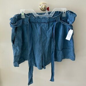 NWT - TIME AND TRU High Rise Pull-On Shorts Sz 16-18